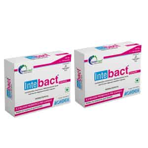 Dr. Morepen Intebact | Improve Gut Health | Capsules | 10 No's | Pack Of 2