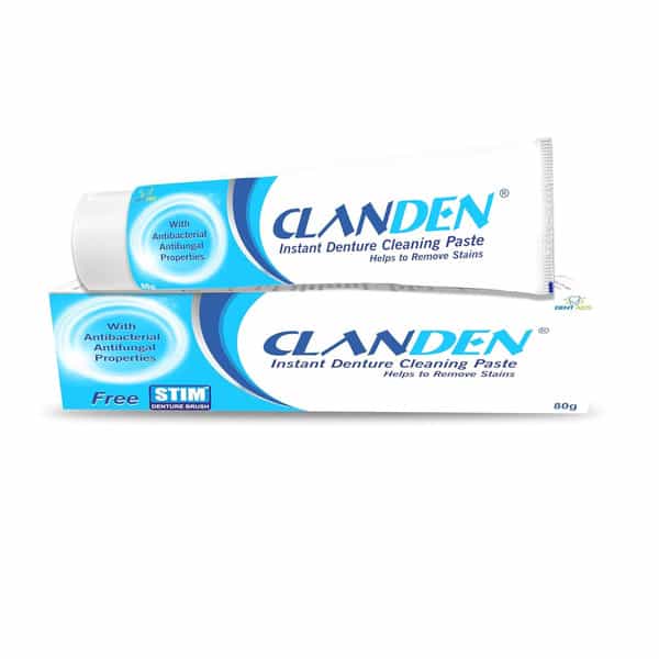 Clanden Paste | Denture Cleaning Paste | 80G | Pack Of 2