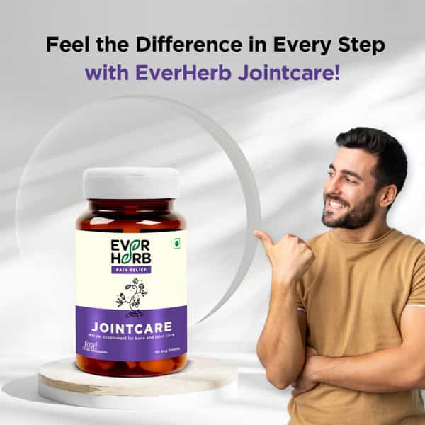 Everherb | Jointcare | Blend Of 9 Powerful Herbs | Joint & Bone | Bottle 60 Tablets (By Pharmeasy)