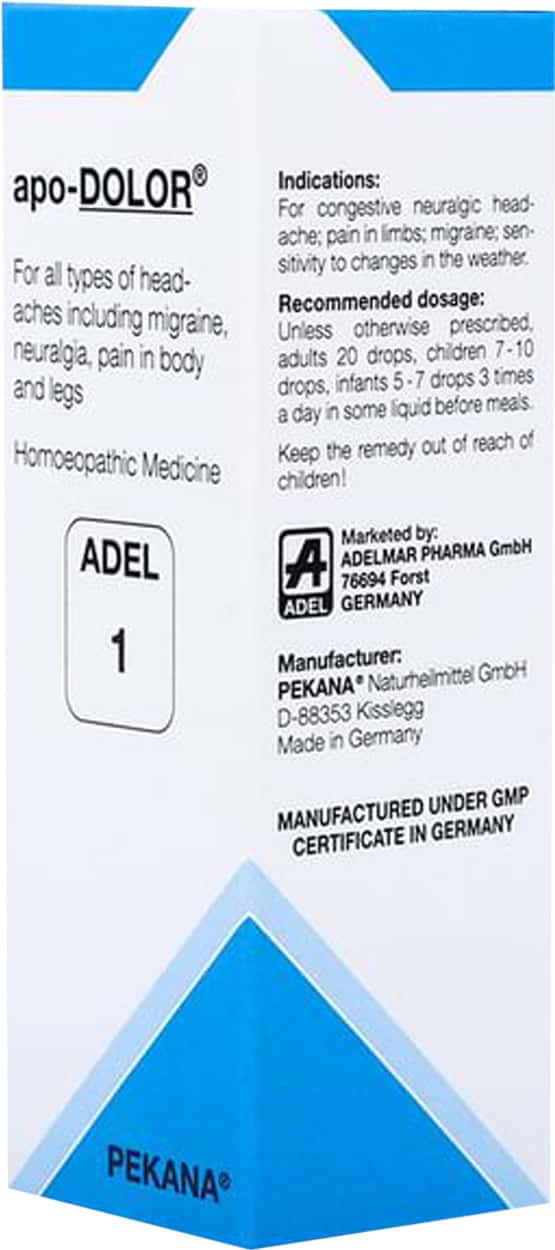 Adel 1 Apo Dolor Drops 20 Ml