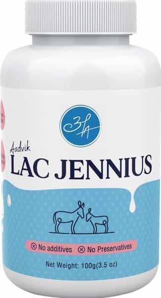 Aadvik Lac Jennius - Donkey Milk Powder - Freeze Dried - 100Gm