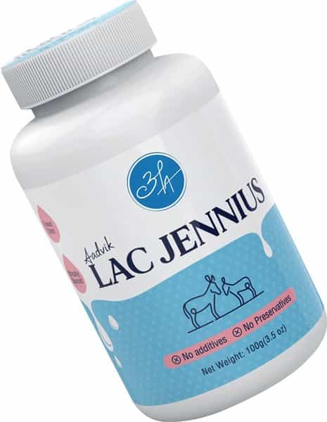 Aadvik Lac Jennius - Donkey Milk Powder - Freeze Dried - 100Gm