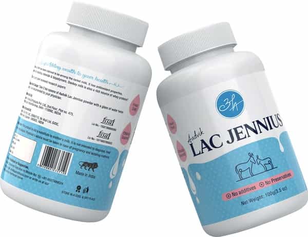Aadvik Lac Jennius - Donkey Milk Powder - Freeze Dried - 100Gm