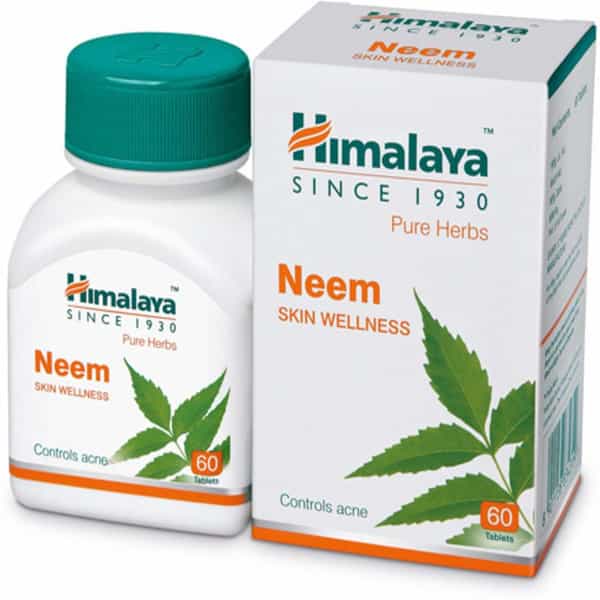 Himalaya Neem Skin Wellness | Controls Acne | Tablets | 60 No's | Pack Of 5