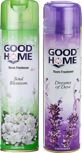 Good Home Jasmine And Lavender Spray - Room & Air Freshner (2 X 130 Ml)