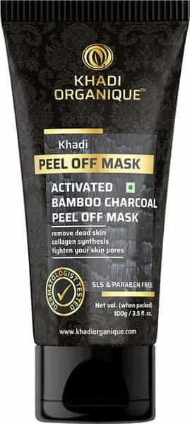 Khadi Organique Activated Charcoal Peel Off Mask 100 Gm