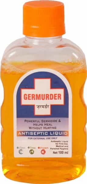 Germurder Antiseptic Liquid Bottle Of 100 Ml