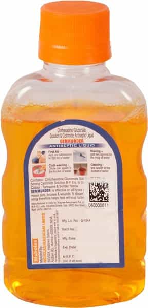 Germurder Antiseptic Liquid Bottle Of 100 Ml
