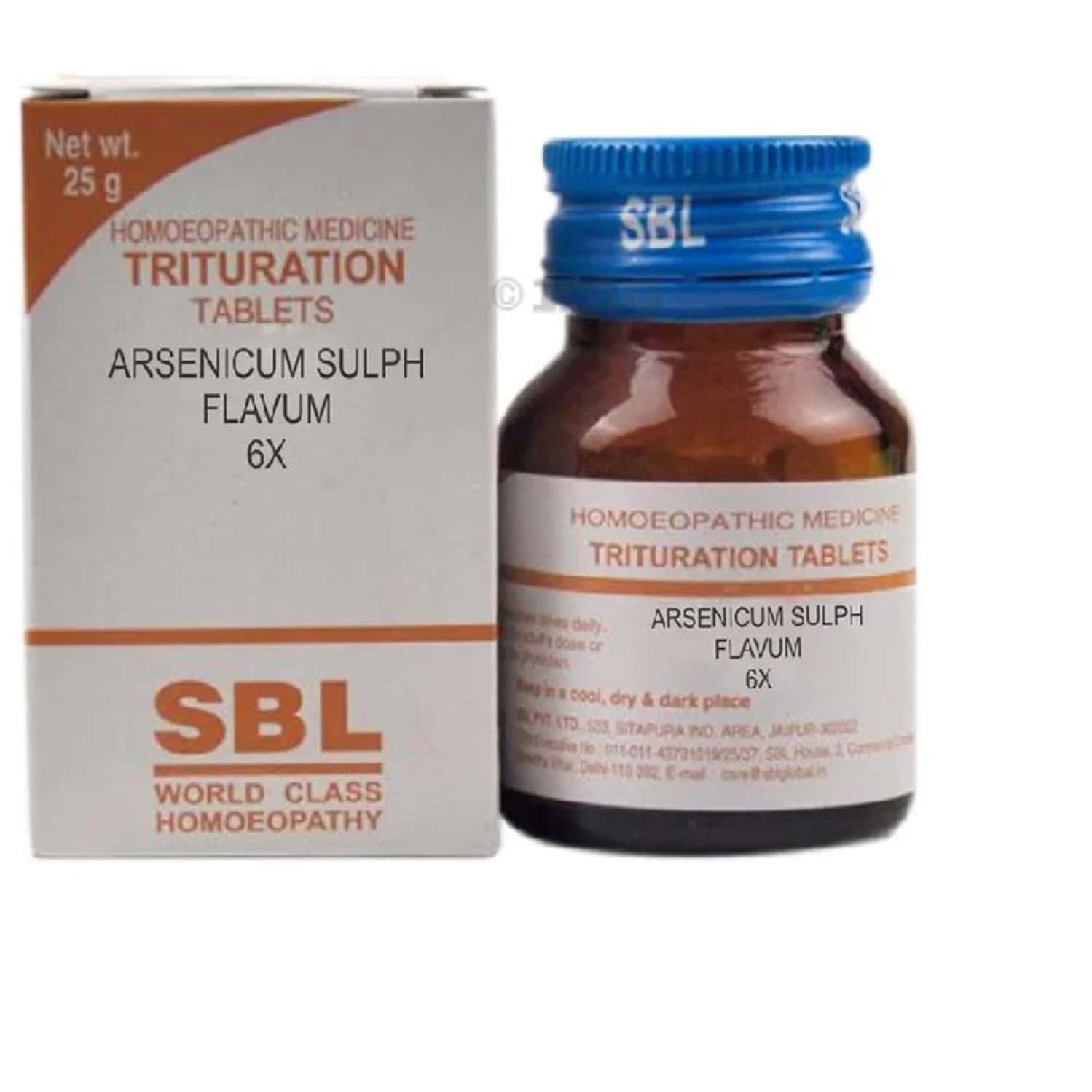 Sbl Arsenicum Sulph Flavum Trituration Tablet 6x 25 Gm Pack Of 2