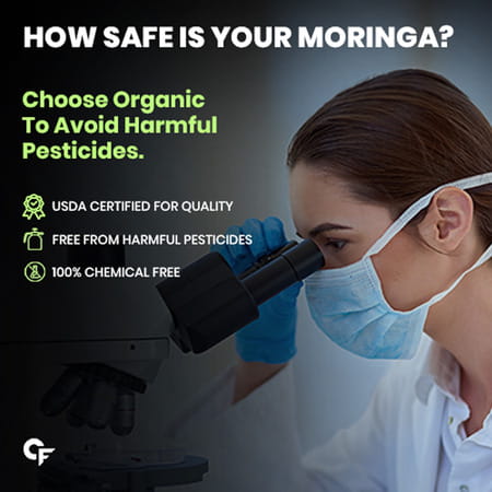 Carbamide Forte Moringa Powder Organic | Moringa Leaves Powder Organic For Immunity | Digestion-100g