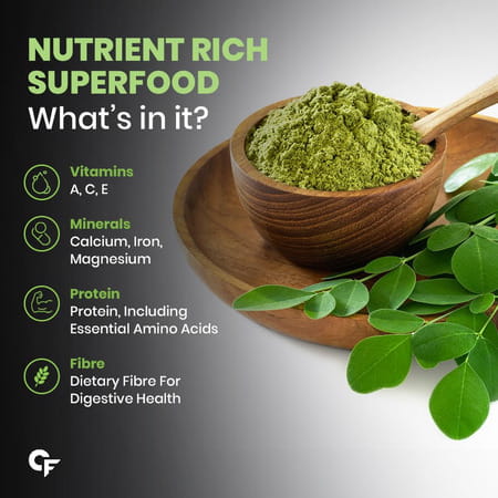 Carbamide Forte Moringa Powder Organic | Moringa Leaves Powder Organic For Immunity | Digestion-100g