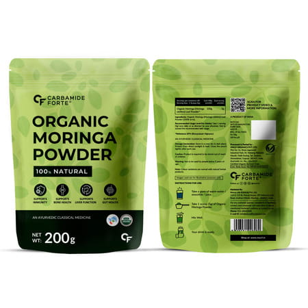 Carbamide Forte Moringa Powder Organic | Moringa Leaves Powder Organic For Immunity | Digestion-100g
