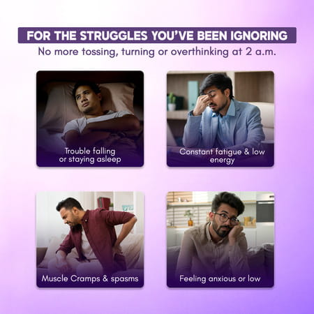 Rasayanam Magnesium Glycinate | High Absorption | Sleep | Relaxation & Recovery | 2 X 60 Tablets