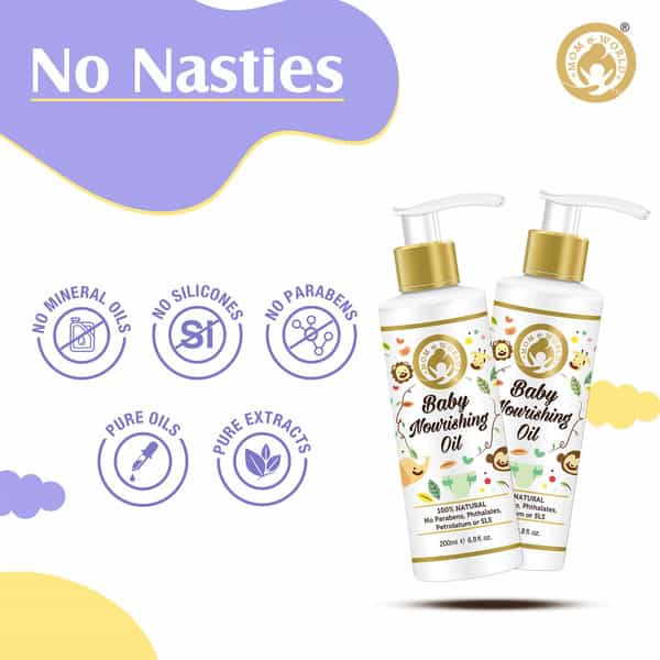 Mom & World Extra Nourishing Care - Nipple Balm Diaper Rash Baby Wash Baby Nourishing Oil