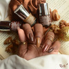 Debelle Gel Nail Lacquers Combo Set Of 3 Caramel Crunch Skittles - 24Ml (8Ml Each)Rakhi Gift