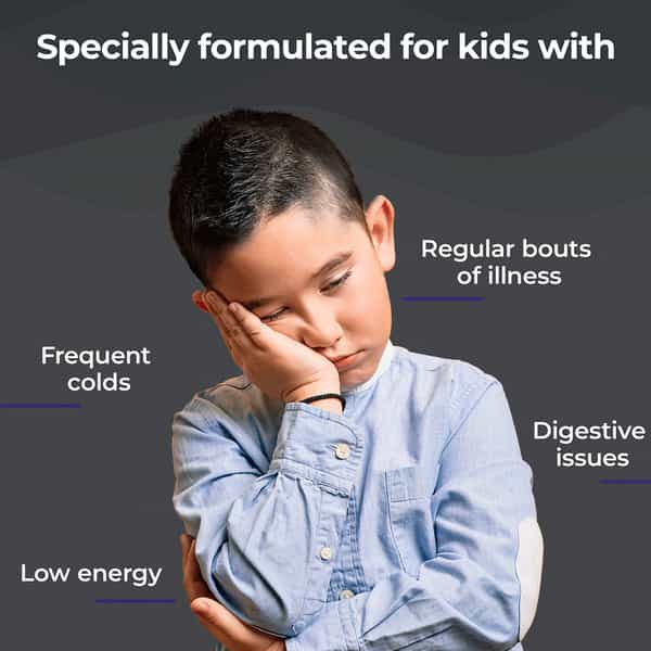 Wellbeing Nutrition Black Panther Melts - Kids Advanced Immunity -Valencia Orange(30 Strips)
