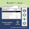 Carbamide Forte Pure Mct Oil C8 From Usa | 100% Coconut Source | Keto & Paleo Friendly | 500ml