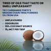 Carbamide Forte Pure Mct Oil C8 From Usa | 100% Coconut Source | Keto & Paleo Friendly | 500ml