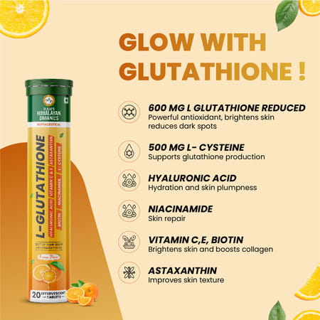 Vlado'S Himalayan Organics L-Glutathione 20 Effervescent Tablet