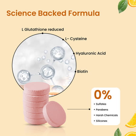 Vlado'S Himalayan Organics L-Glutathione 20 Effervescent Tablet