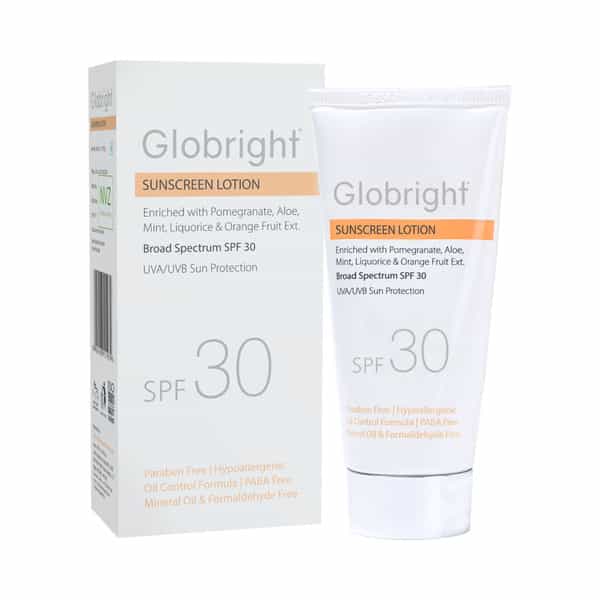 Globright Sunscreen Lotion (Spf 30) 50 Ml | With Aloe Vera | Uva & Uvb Protection (Pack Of 1)