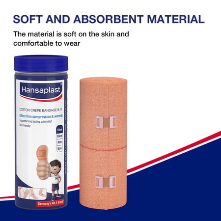 Hansaplast Cotton Crepe Bandage (15 Cm X 400 M) 1 Unit