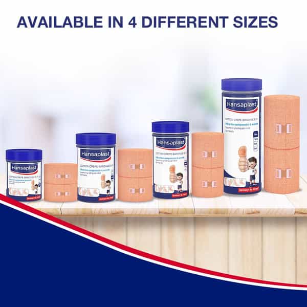 Hansaplast Cotton Crepe Bandage (15 Cm X 400 M) 1 Unit