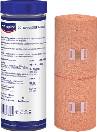 Hansaplast Cotton Crepe Bandage (15 Cm X 400 M) 1 Unit