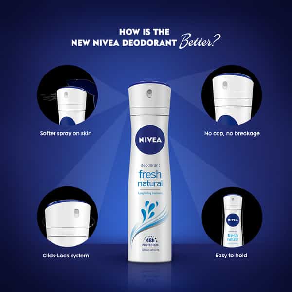 Nivea Women Fresh Natural Deodorant Spray 150 Ml