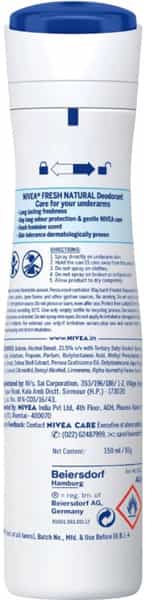 Nivea Women Fresh Natural Deodorant Spray 150 Ml