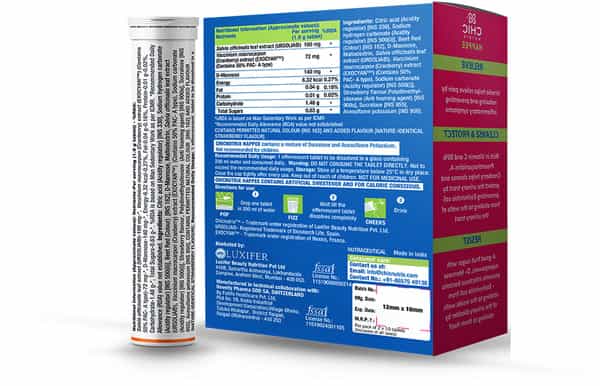 Chicnutrix Happee - Uti Management - Cranberry Ursolia & D-Mannose - 20 Effervescents