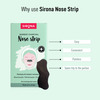Sirona Natural Charcoal Nose Strips For Women | Removes Blackheads And Whiteheads | Cleans Pores