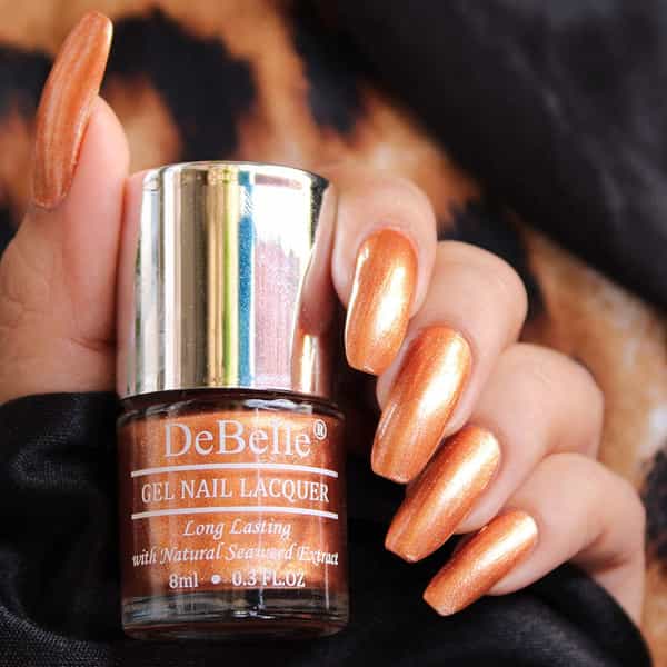 Debelle Gel Nail Polish Combo Of 9 Glimmer & Gloss-Rustique Copper | 72Ml (8Ml Each) Gift For Girls