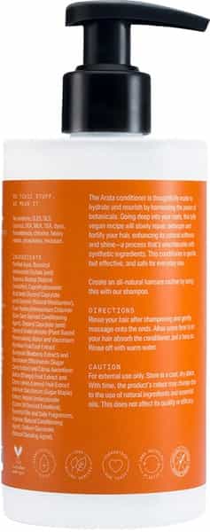 Arata Natural Nourishing Hair Conditioner With Maple Sugarcane & Blueberry Extracts - 300 Ml