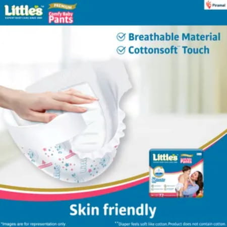 Little'S Comfy Baby M Size ( 7-12 Kg) Cottonsoft Pants 9 No'S