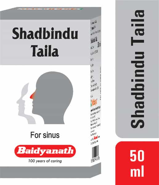 Baidyanath Asli Ayurved Shadbindu Taila (Oil) Cough Cold 50 Ml (Pack Of 2)