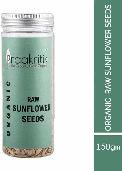 Praakritik Organic Raw Sunflower Seeds 150 G