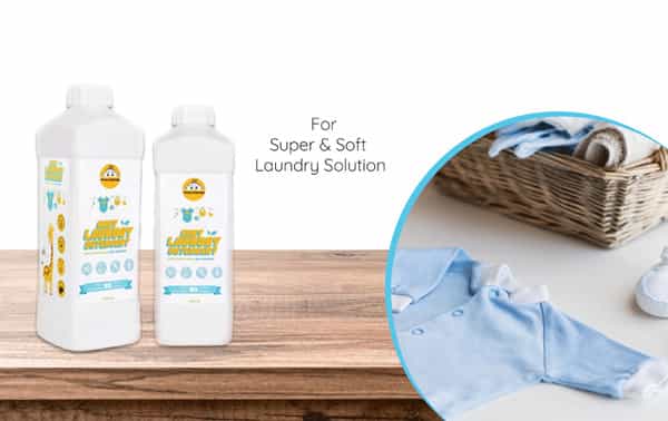 Tiffy & Toffee Baby Laundry Detergent 1000Ml Super Saver Pack ( Buy 1 Get 1 Wipes Free 80 Pcs )