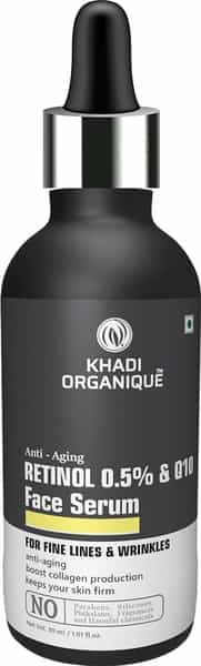 Khadi Organique Retinol 0.5% + Q10 Face Serum For Anti Aging 30 Ml