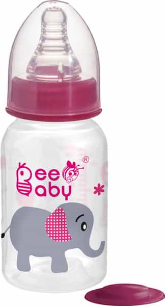 Beebaby 2 In 1 Advance+ Baby Feeding Bottle To Sippy Bottle With Anti-Colic Bottle - 125 Ml (Pink)