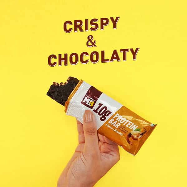 Muscleblaze 10 G Protein Bar (Choco Almond) | Protein Blend