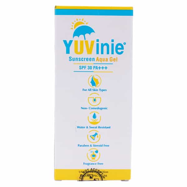 Yuvinie | Spf 30 | Sunscreen Aqua Gel 50 Gm