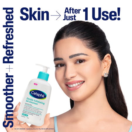Cetaphil Gentle Exfloliating Sa Cleanser For Sensitive Skin 236 Ml