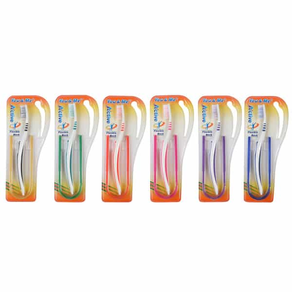 You & Me Active Toothbrush & Tongue Cleaner-Oral Hygiene Kit (Pack Of 6)