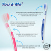 You & Me Active Toothbrush & Tongue Cleaner-Oral Hygiene Kit (Pack Of 6)