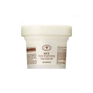 Skinfood Rice Daily Brightening Mask Wash Off - Korean Face Cleanser - Korean Skincare - 210g