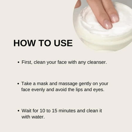 Skinfood Rice Daily Brightening Mask Wash Off - Korean Face Cleanser - Korean Skincare - 210g