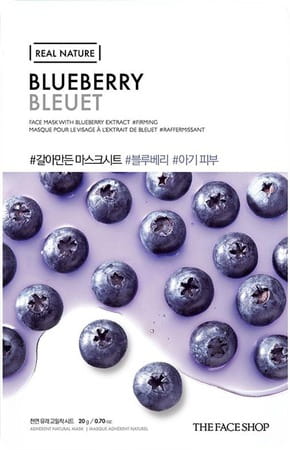 The Face Shop Real Nature Blueberry Masksheet