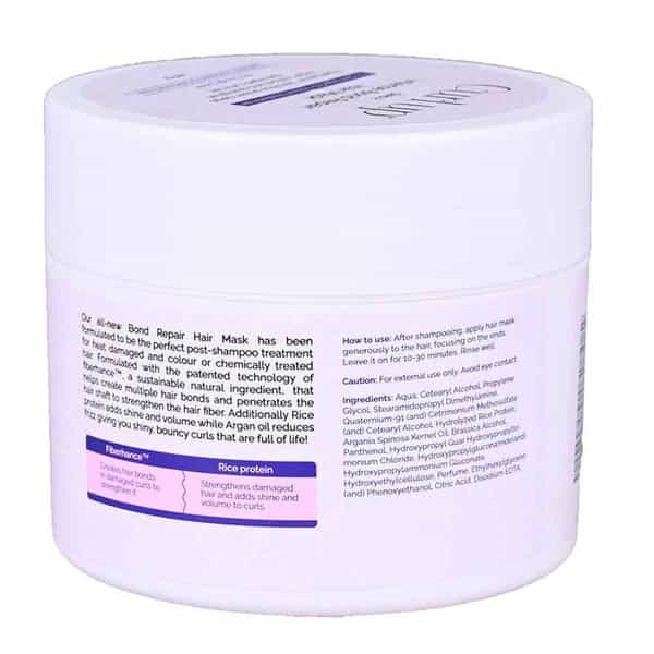 Curl Up Intense Bond Repair Hair Mask | Damaged & Colour Treated Frizzy Wavy & Curly Hair - 200 Gm