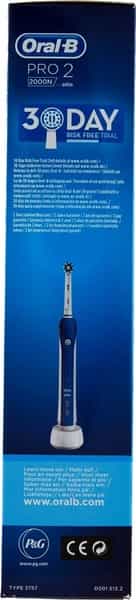 Oral-B Pro 2 2000 Cross Action  Toothbrush Electric Rechargeable